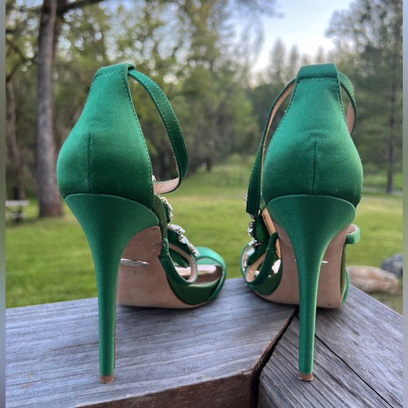 Badgley Mischka Basile Crystal Embellished Sandals - Picture 5 of 7